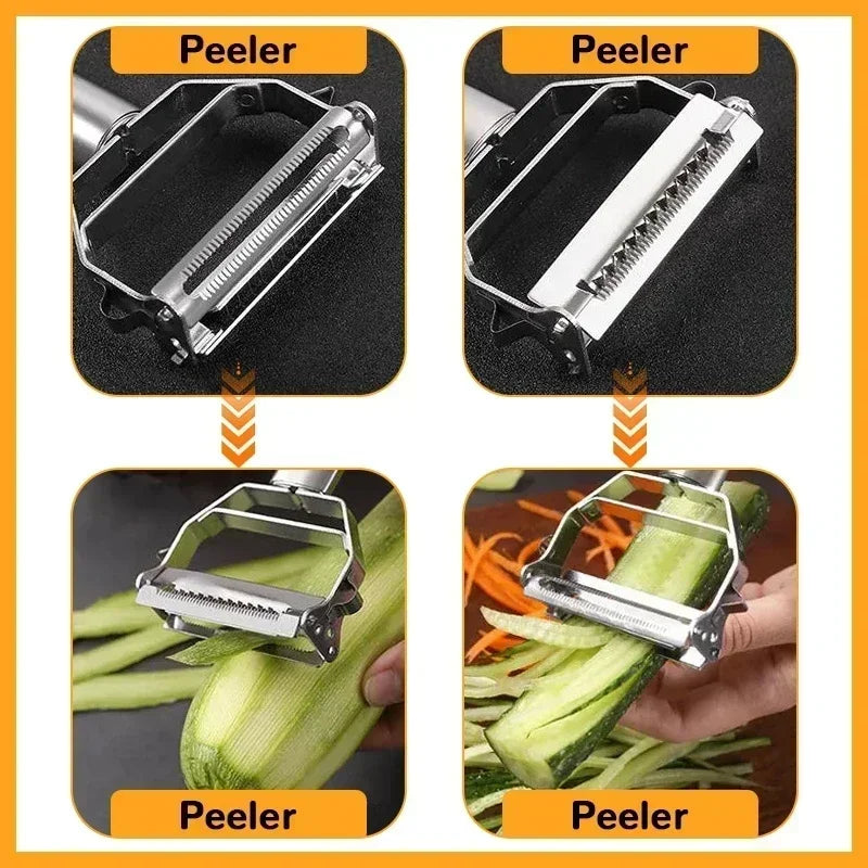Multifunctional fruit and vegetable peeler 304 stainless steel kitchen tools grater melon grater peeler potato carrot