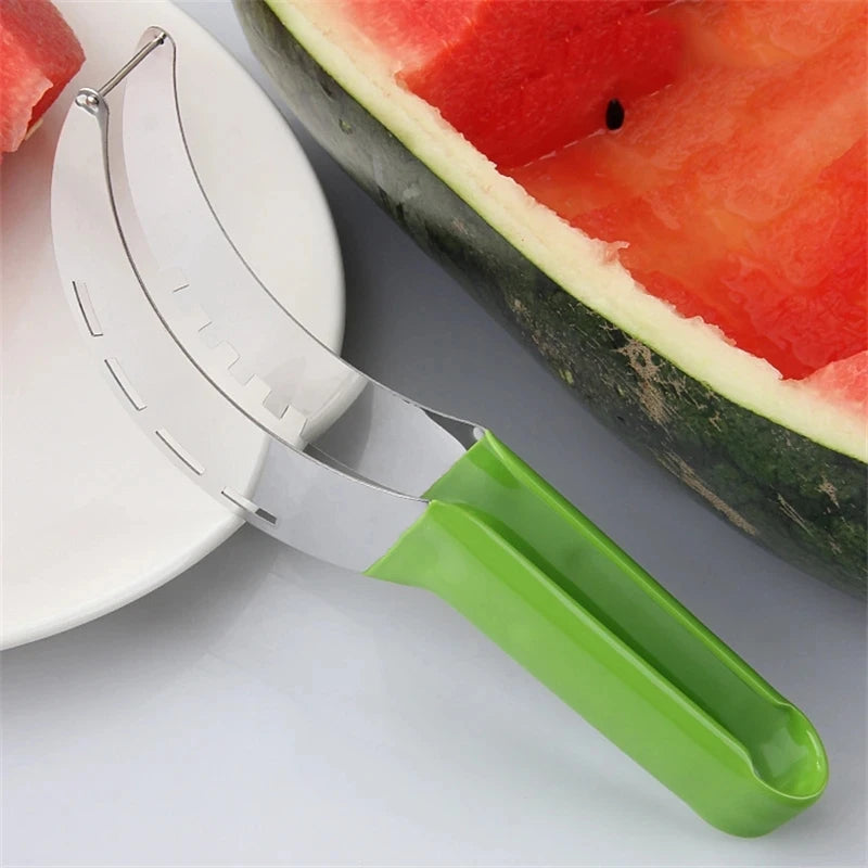 Stainless Steel Windmill Watermelon Cutter Artifact Salad Fruit Slicer Cutter Tool Watermelon Digger Kitchen