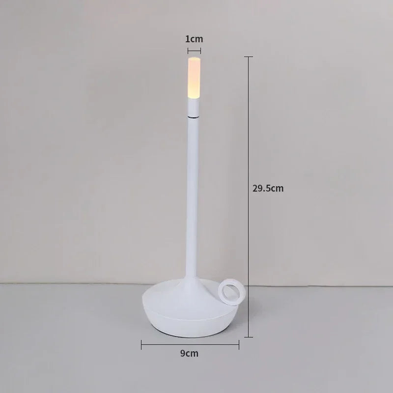 Candlelight Table Lamp LED Candle Charging Restaurant Bar Lamp Desktop Decoration Atmosphere Touch Night Light
