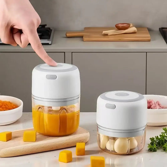 2025 USB Kitchen Chopper - Electric Food Processor for Garlic Meat Vegetables Portable Cooking Gadget