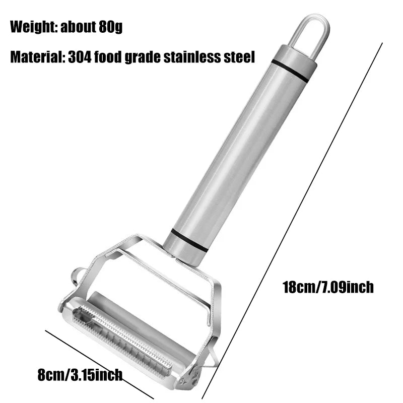 Multifunctional fruit and vegetable peeler 304 stainless steel kitchen tools grater melon grater peeler potato carrot