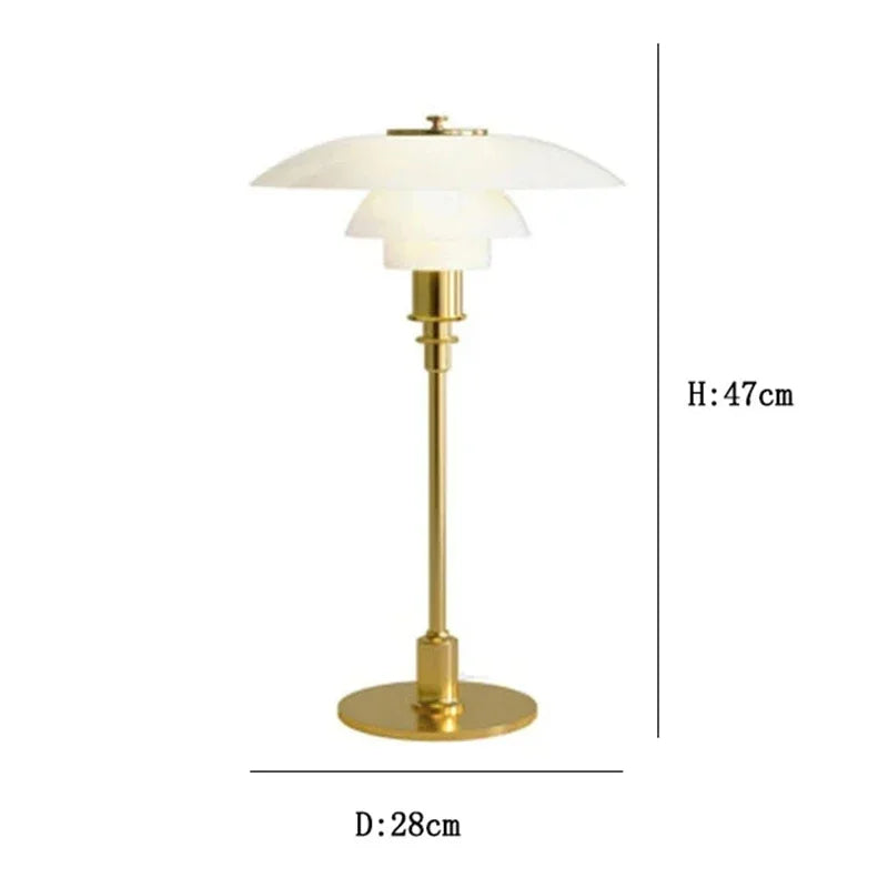 Nordic Danish Designer Desk Light Retro Medieval Bauhaus Bedside Table Lamp PH Living Room Bedroom Decoration