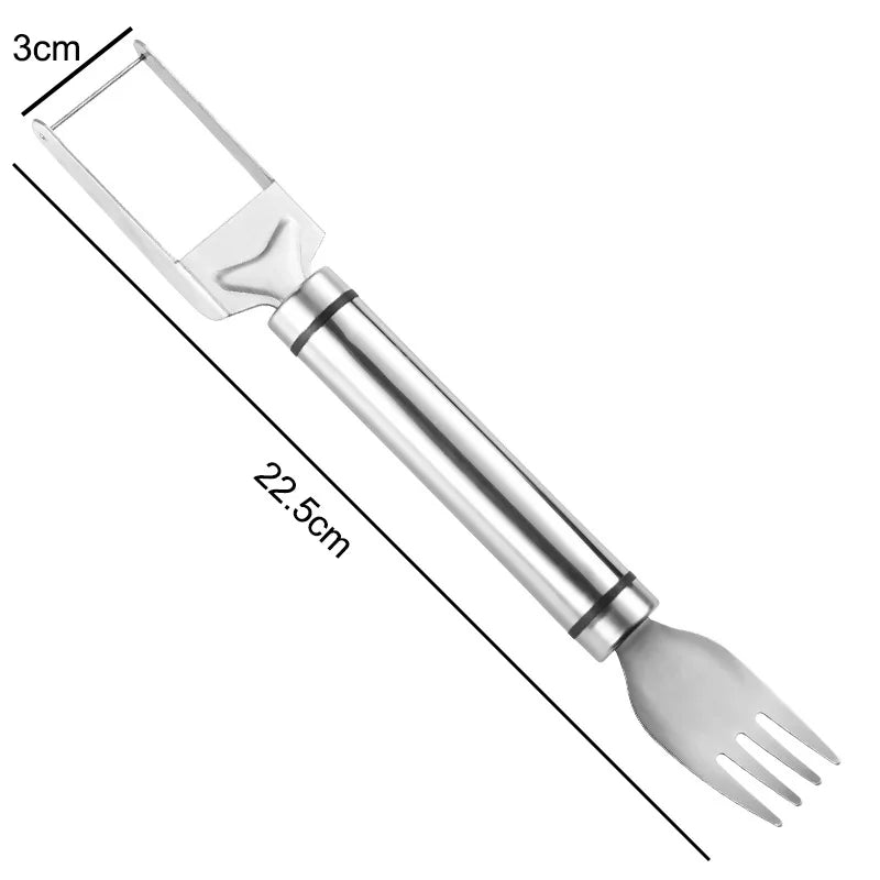 Stainless Steel Windmill Watermelon Cutter Artifact Salad Fruit Slicer Cutter Tool Watermelon Digger Kitchen