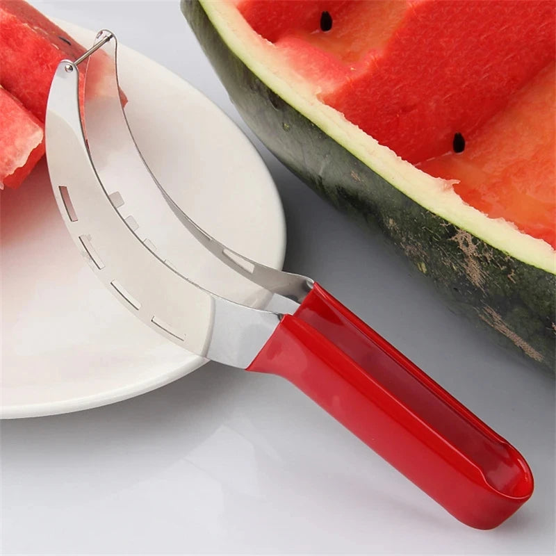 Stainless Steel Windmill Watermelon Cutter Artifact Salad Fruit Slicer Cutter Tool Watermelon Digger Kitchen