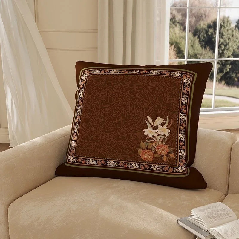 Simpleretrosofa pillow cover living room cushion cushion bed and breakfast decoration multi-functional nap bay window